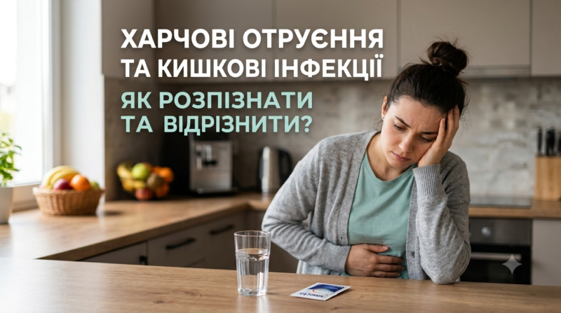 харчові отруєння чи кишкові інфекції